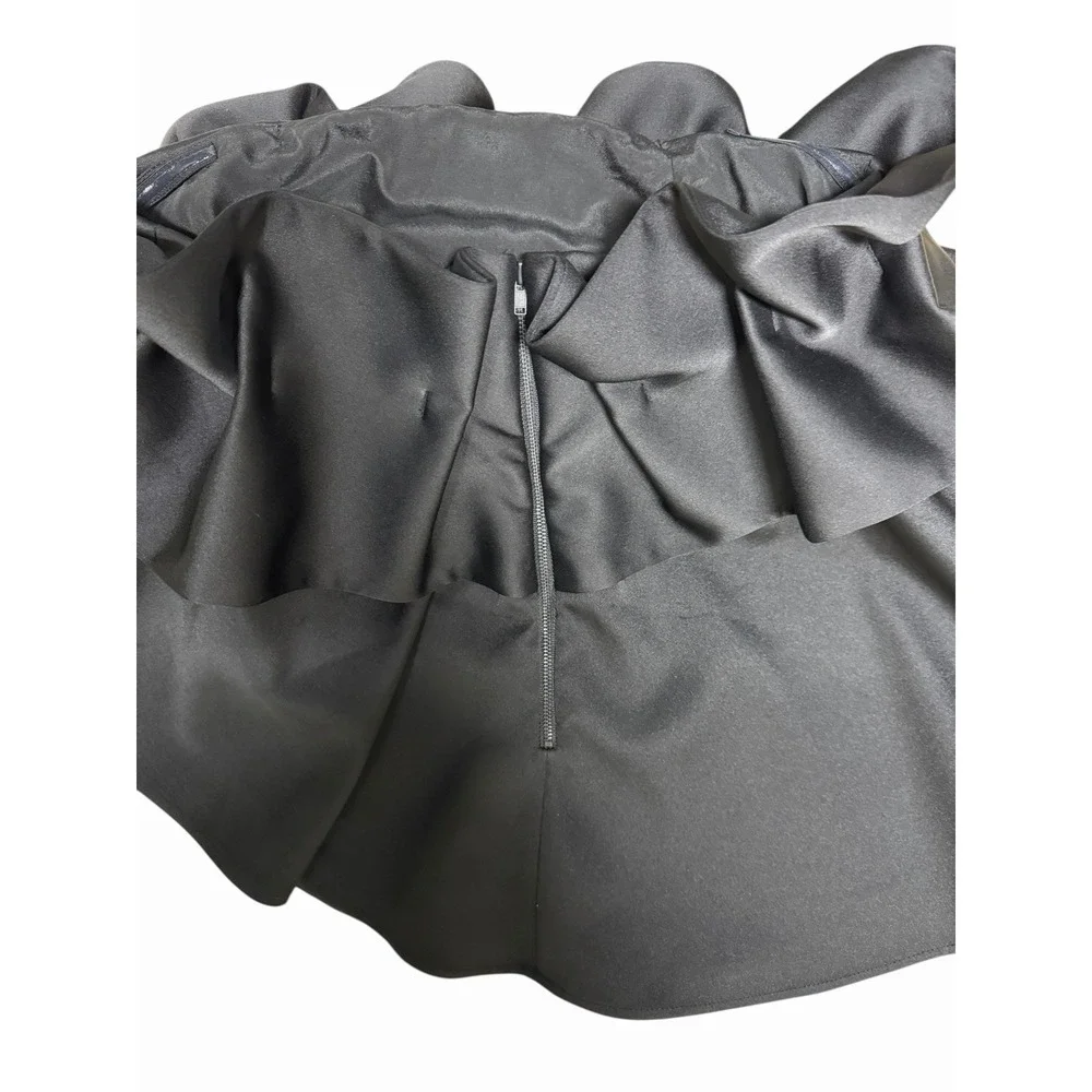 Cameo Serendipity Ruffle‎ Tube Top Black Women's Size Small